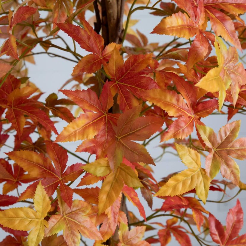 9-Foot Autumn Deluxe Maple Artificial Fall Tree