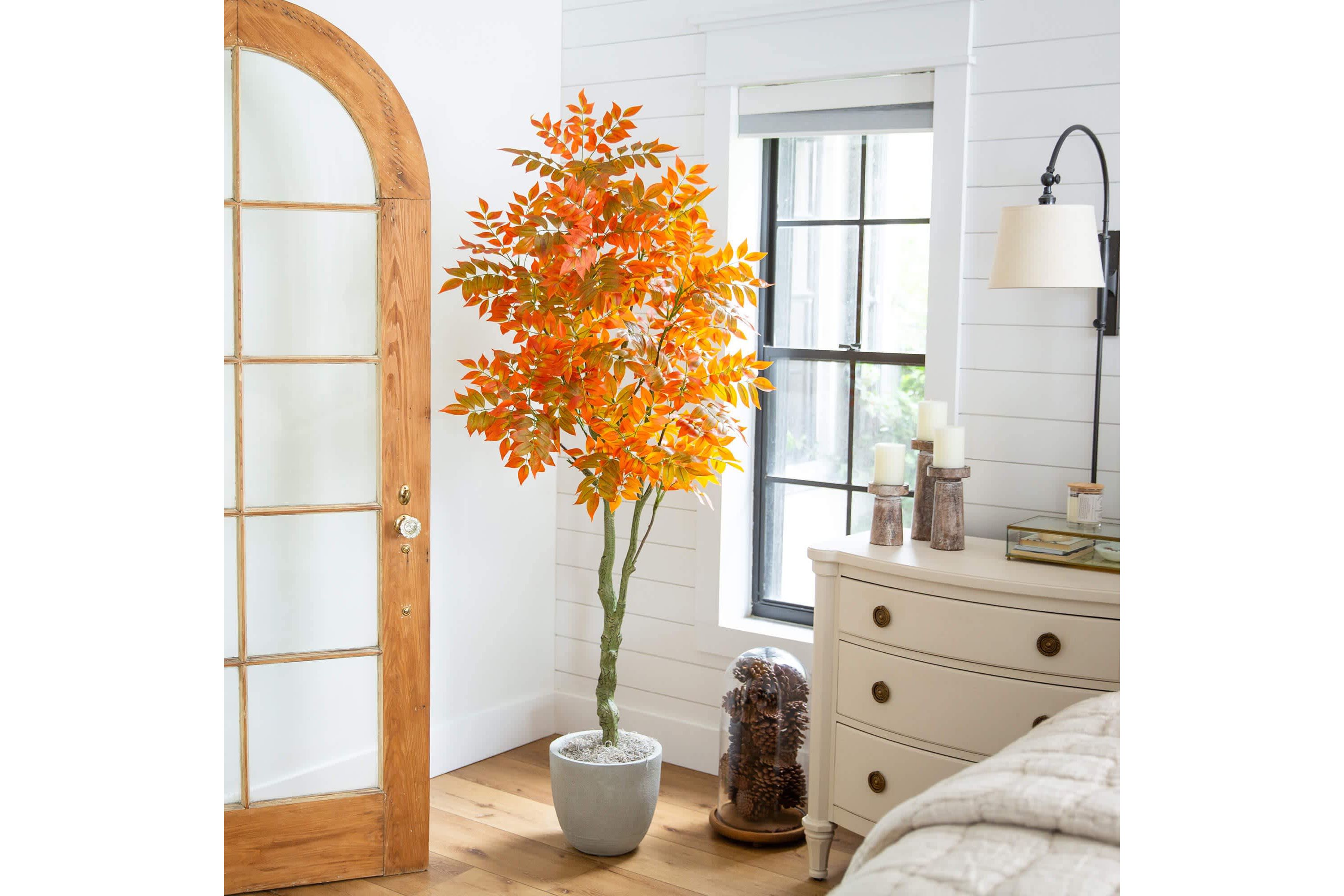 6-Foot Autumn Sumac Artificial Fall Tree