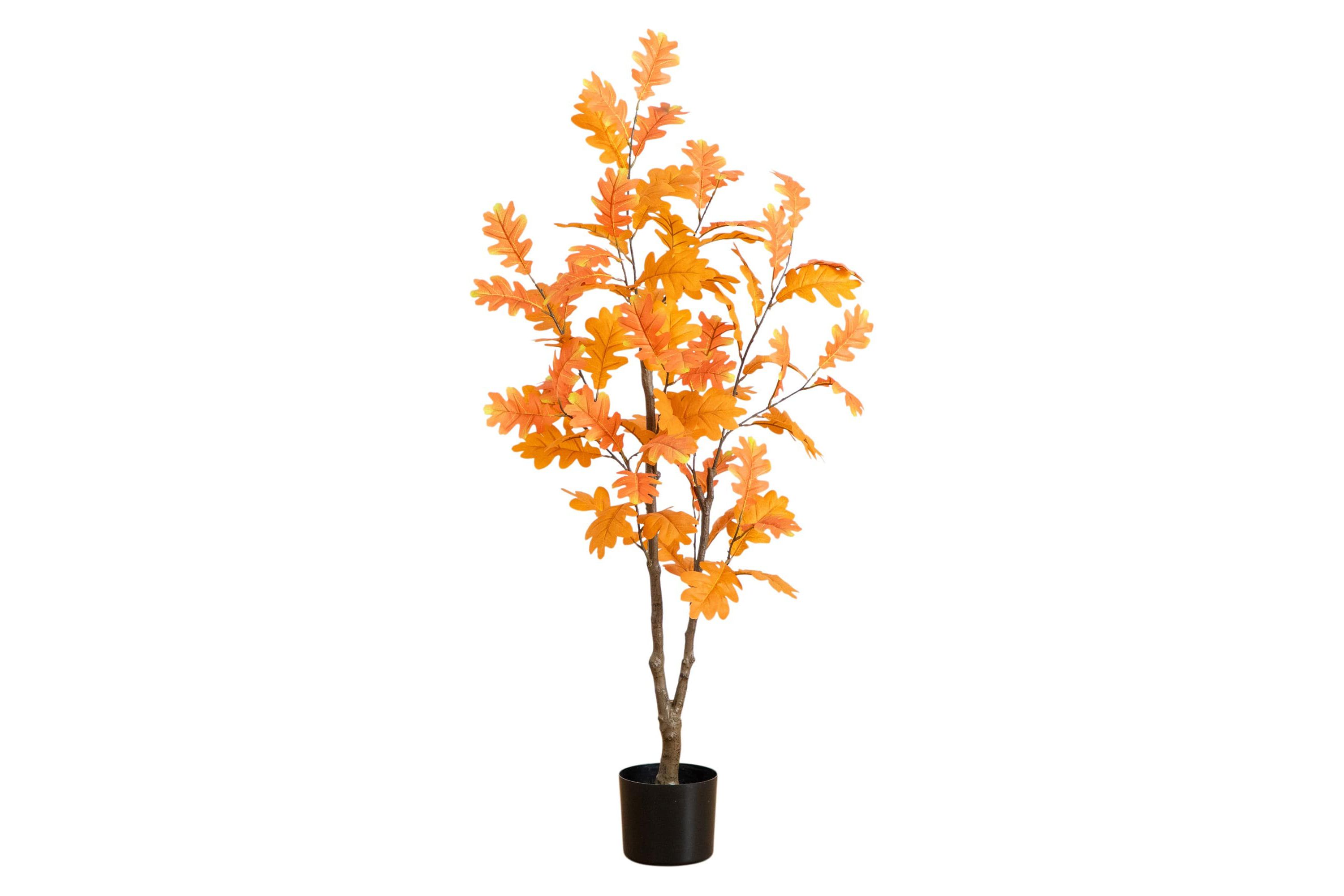 4-Foot Artificial Autumn Oak Tree