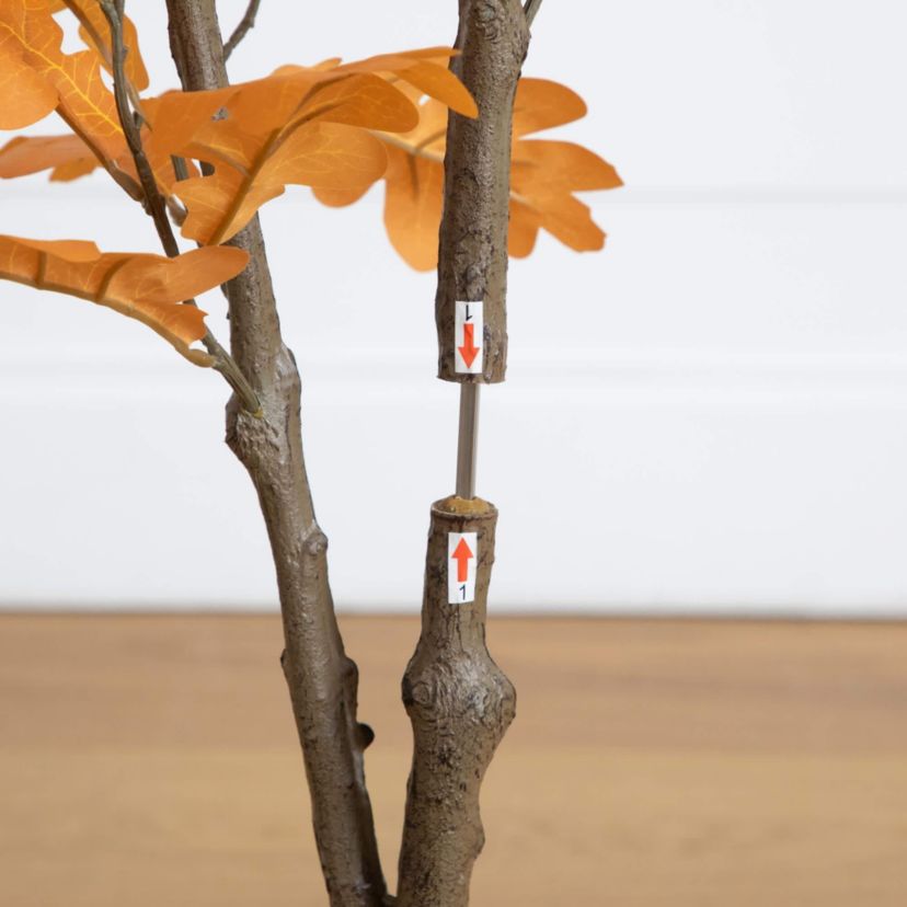 4-Foot Artificial Autumn Oak Tree