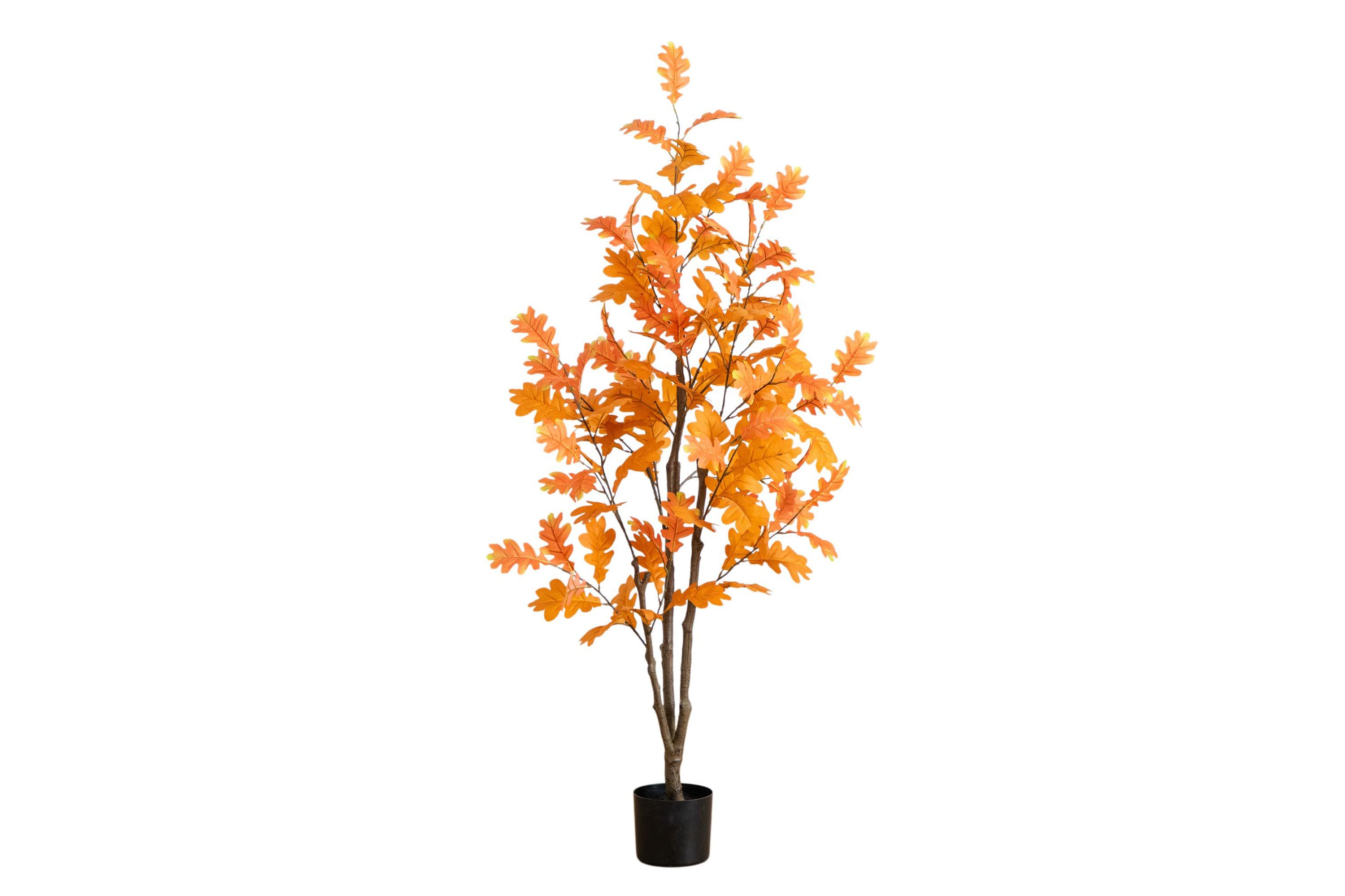 5-Foot Artificial Autumn Oak Tree