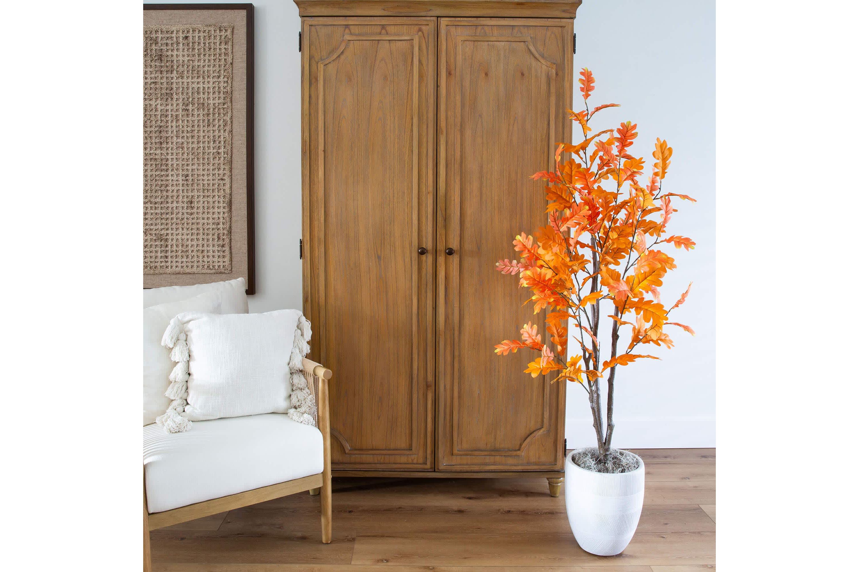 5-Foot Artificial Autumn Oak Tree