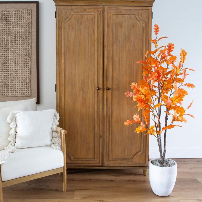 5-Foot Artificial Autumn Oak Tree