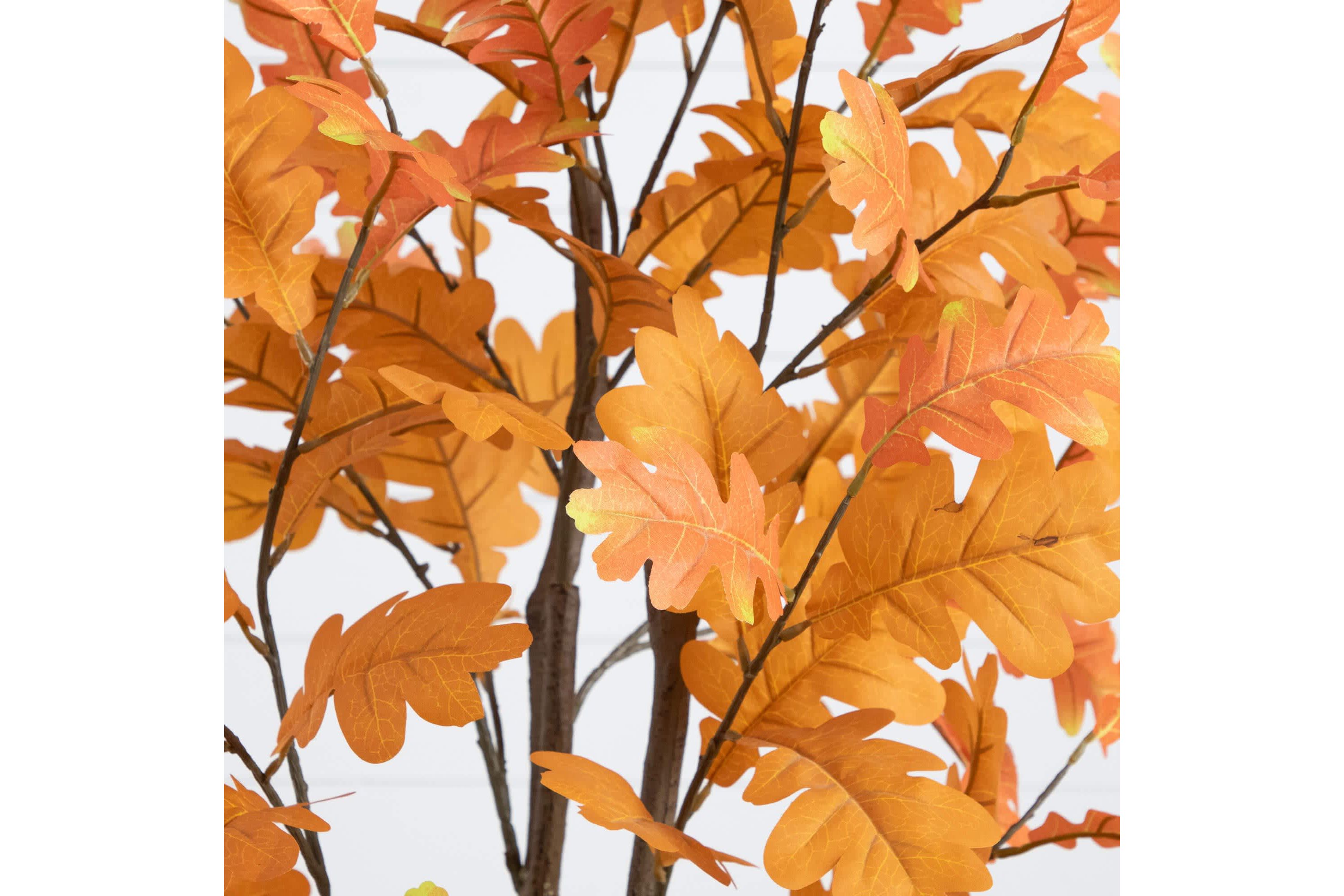 5-Foot Artificial Autumn Oak Tree