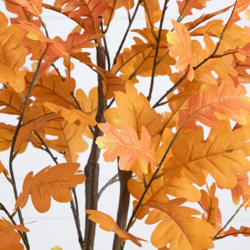 5-Foot Artificial Autumn Oak Tree