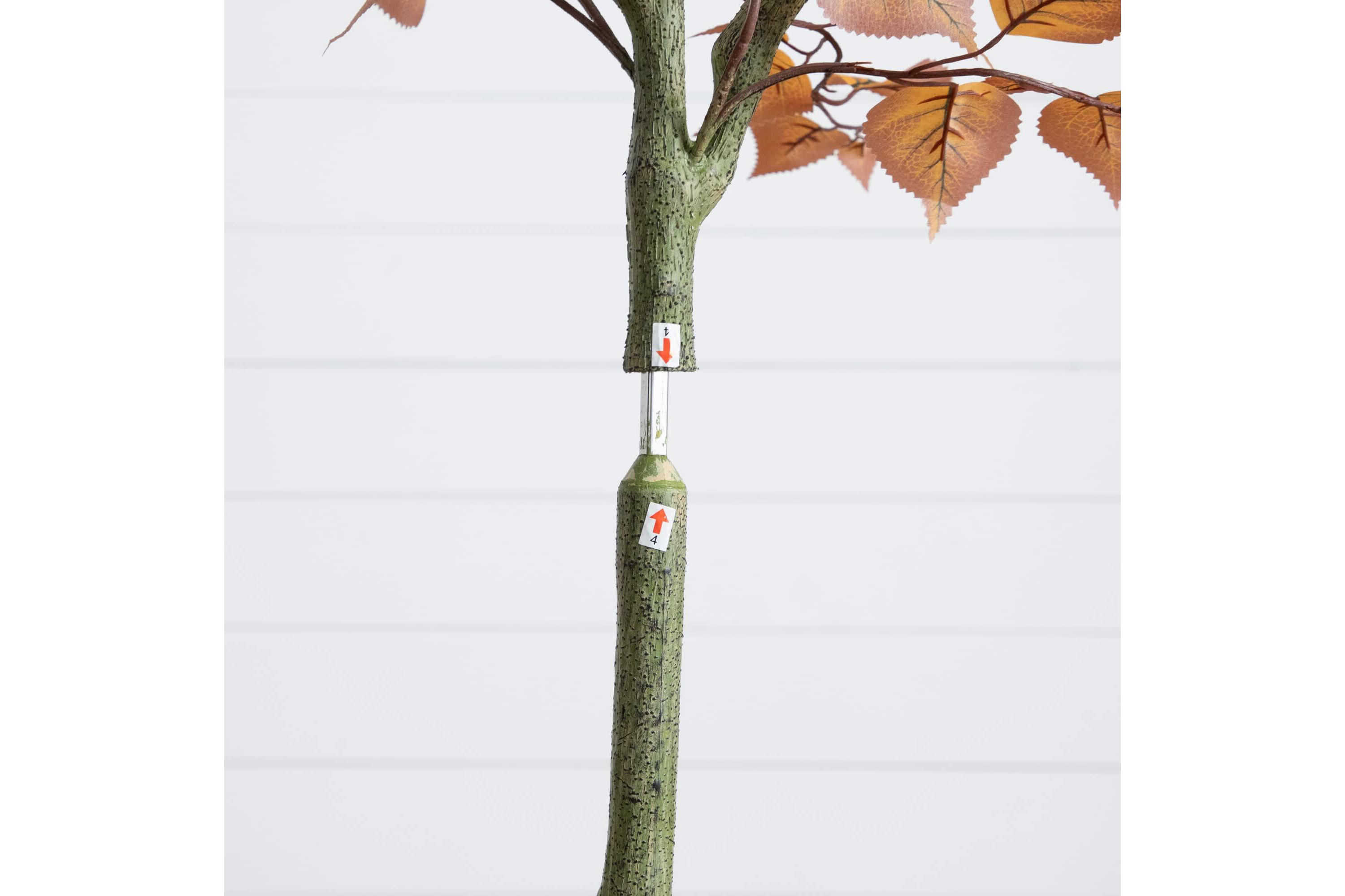 5-Foot Autumn Birch Leaf Artificial Fall Tree