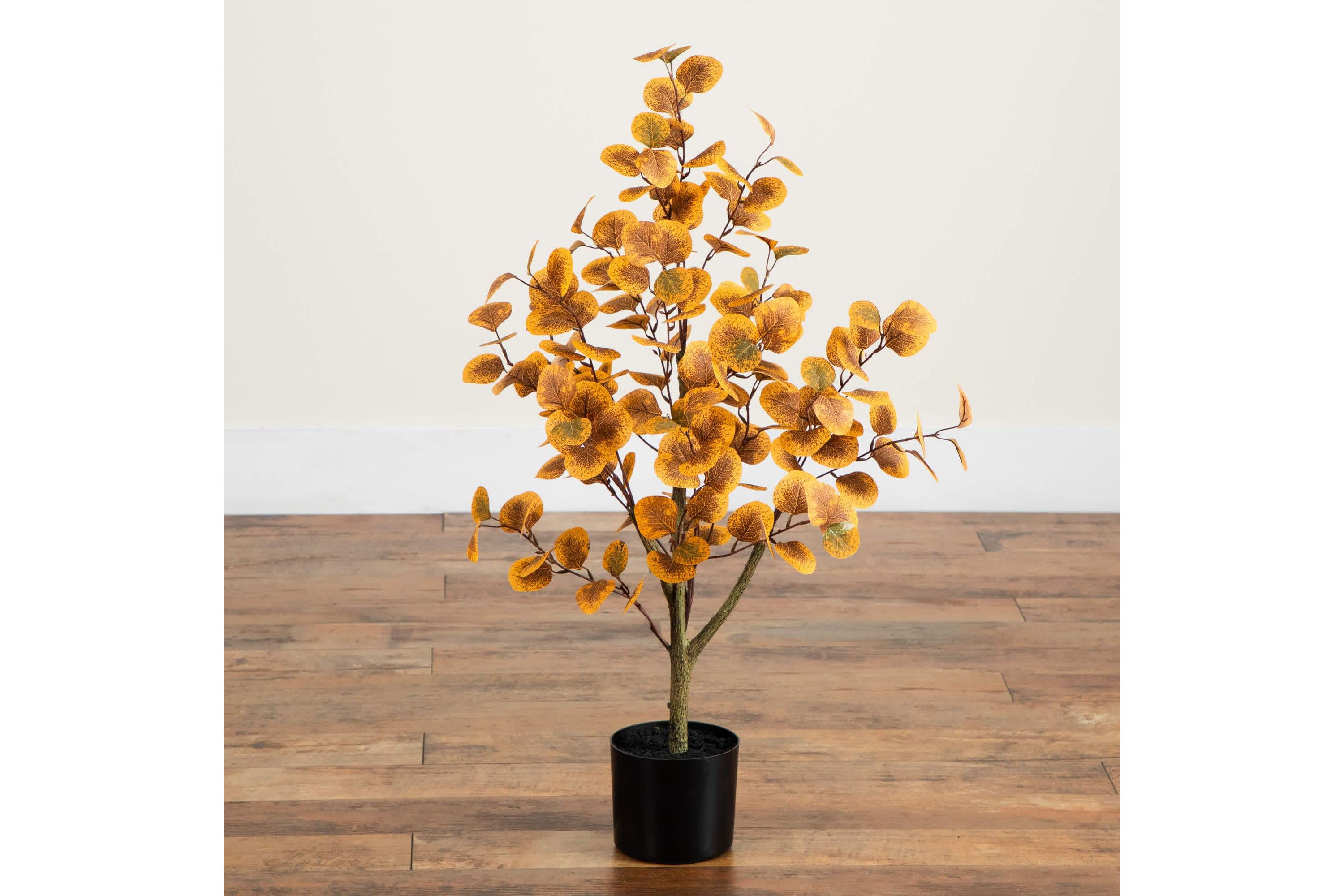 3-Foot Autumn Eucalyptus Artificial Tree