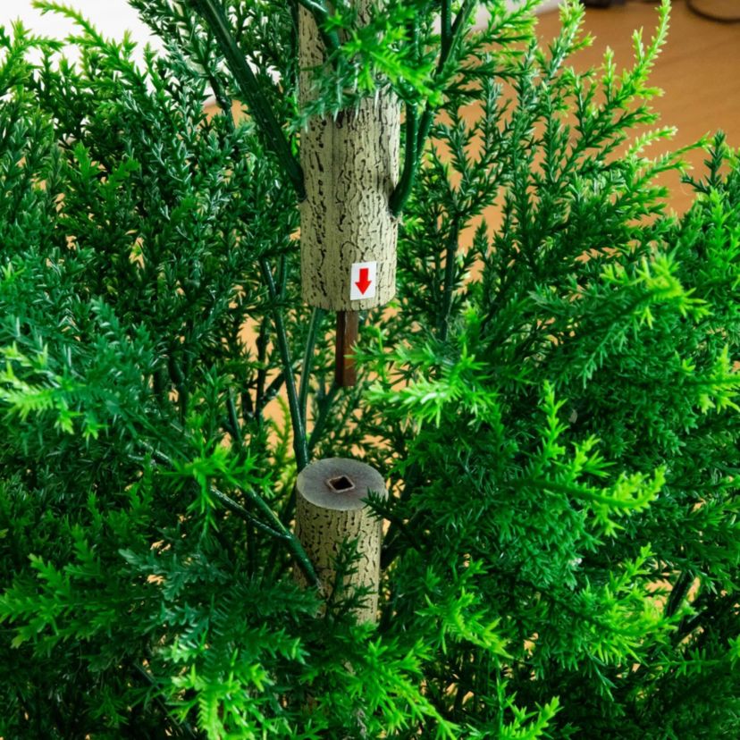 4-Foot UV Resistant Artificial Cypress Tower Tree (Indoor/Outdoor)