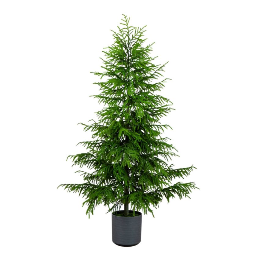 7-Foot Artificial Real Touch Norfolk Island Pine Christmas Tree with Natural Look