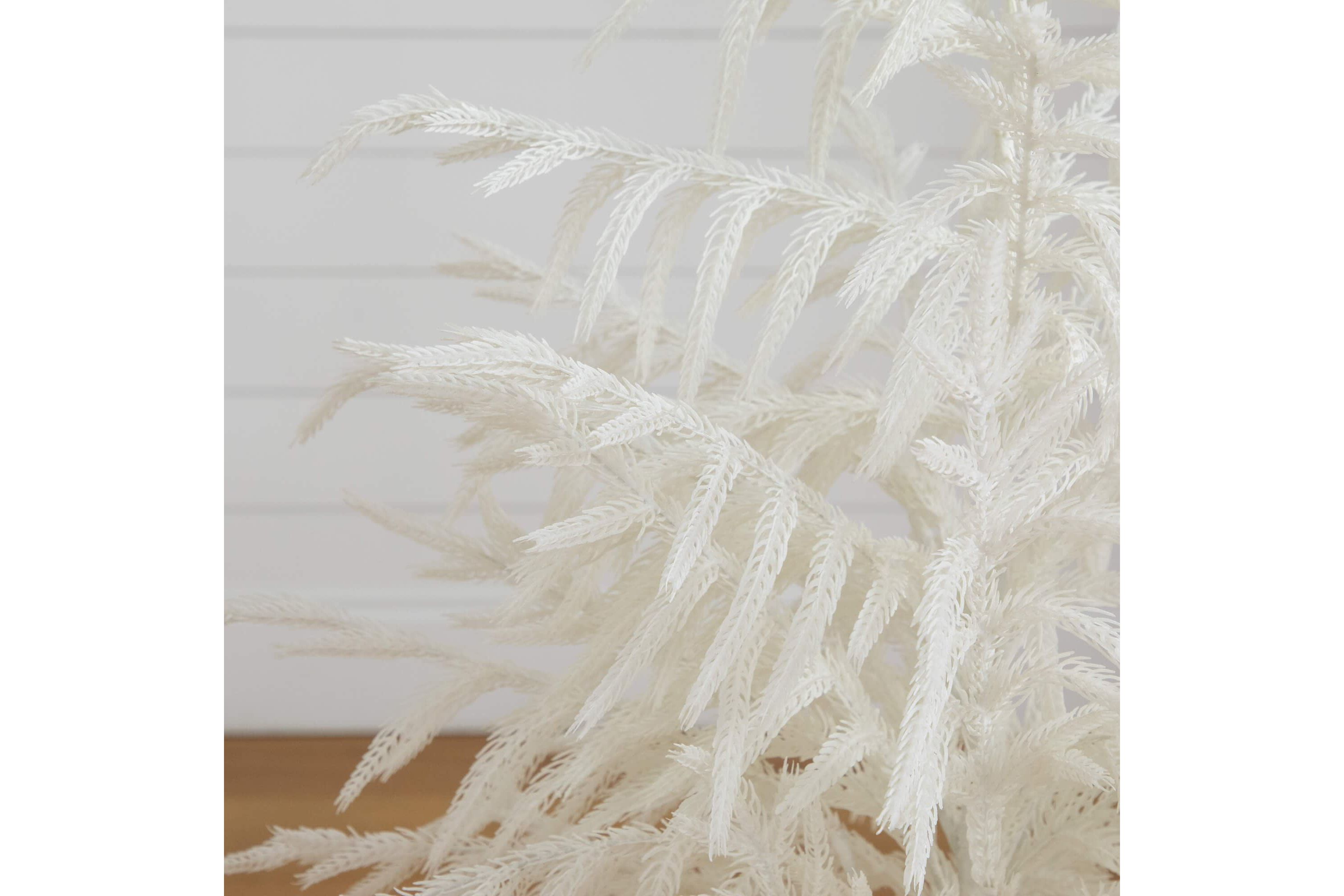 3-Foot Artificial Real Touch White Norfolk Island Pine Christmas Tree with Natural Look
