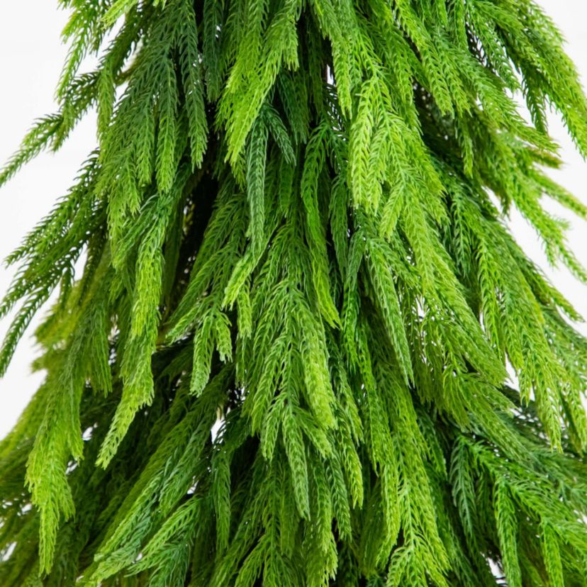 4-Foot Artificial Real Touch Down Swept Norfolk Pine Tree with Natural Look