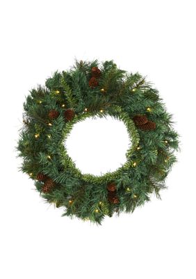 Pinecone Christmas Wreath