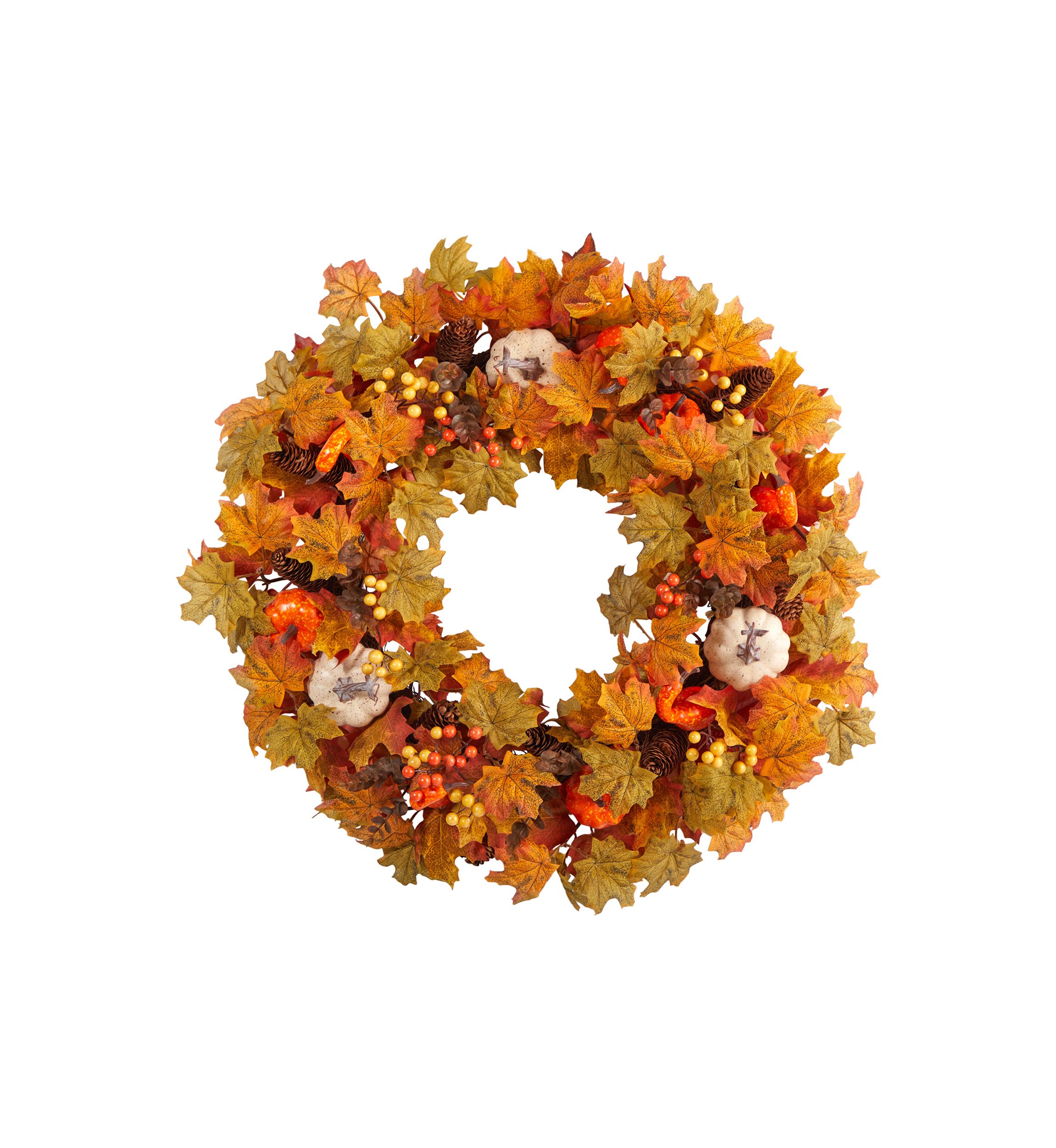 Autumn Faux Wreath