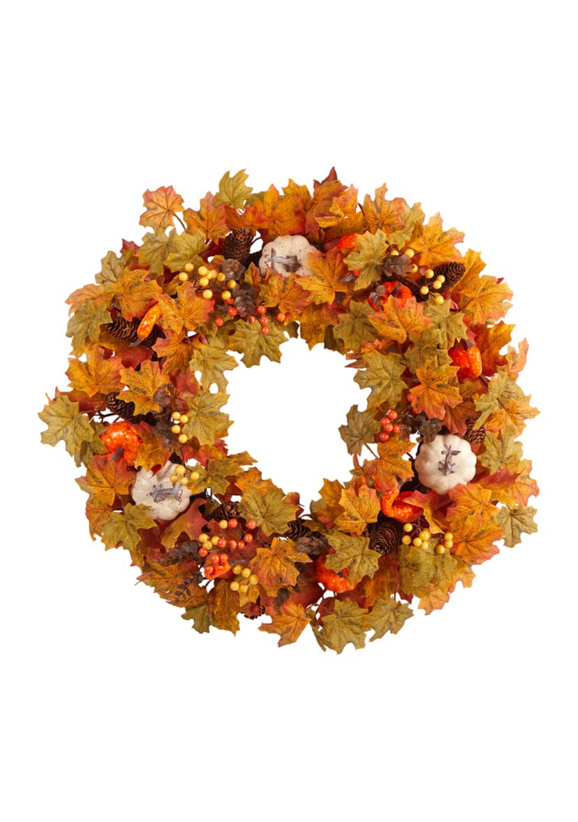 Autumn Faux Wreath