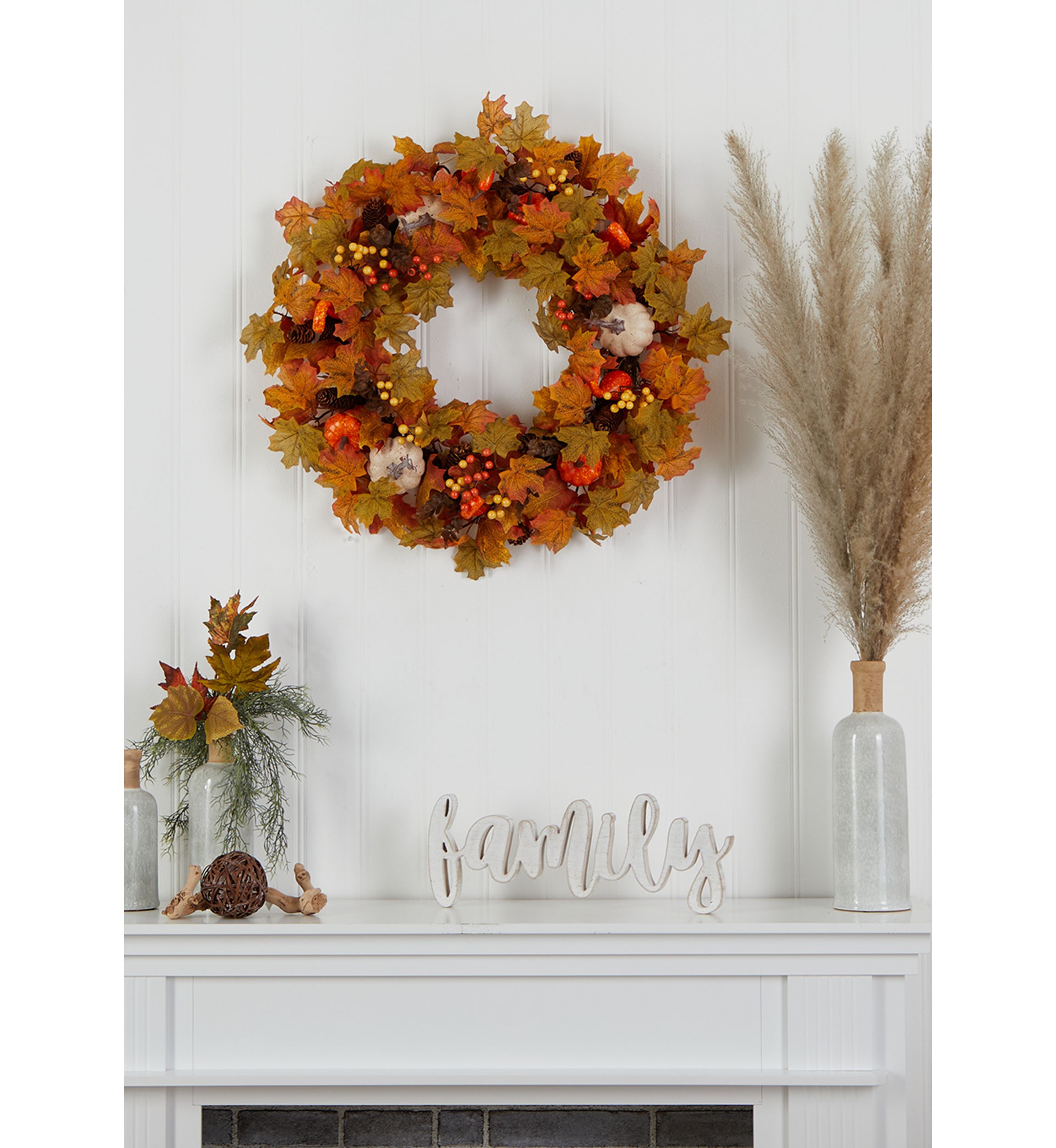 Autumn Faux Wreath
