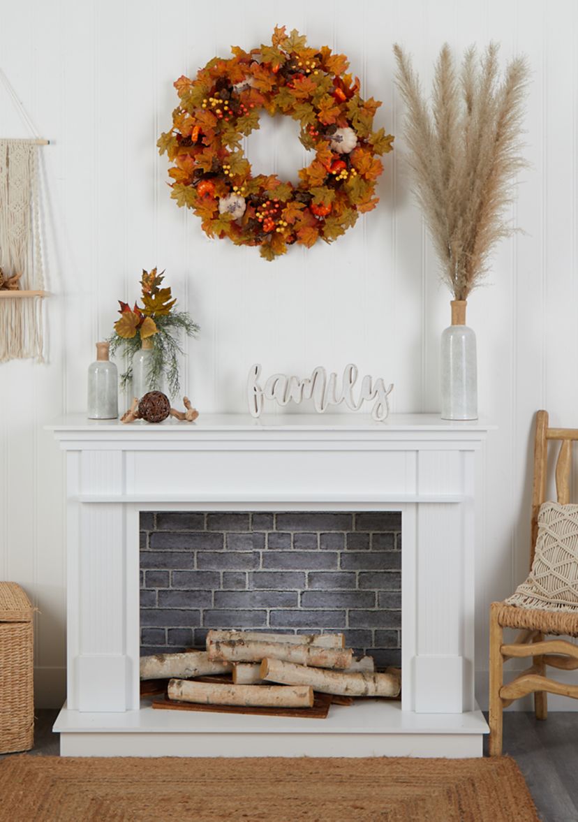 Autumn Faux Wreath