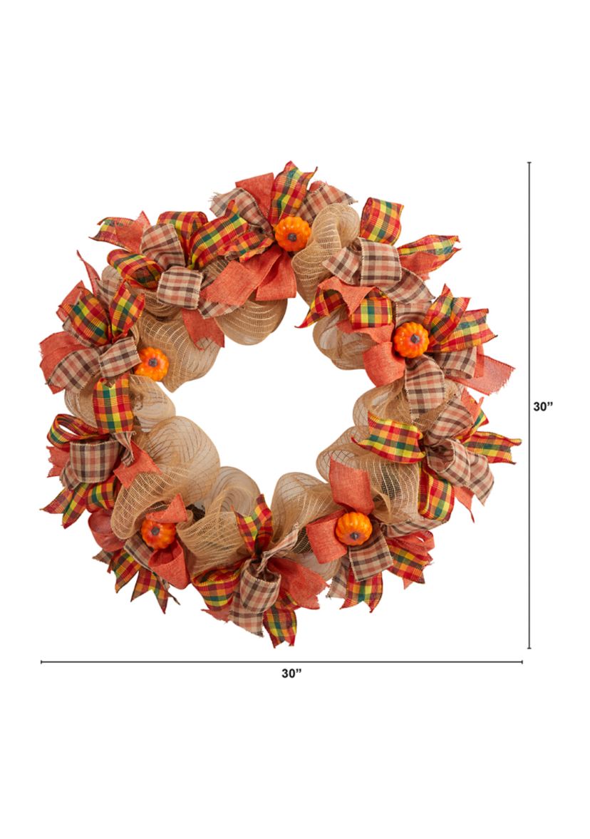 Autumn Faux Wreath