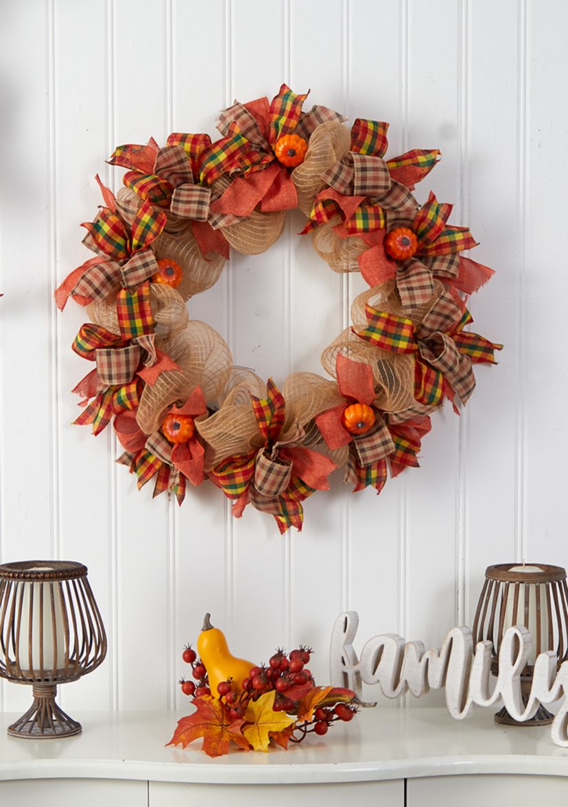 Autumn Faux Wreath
