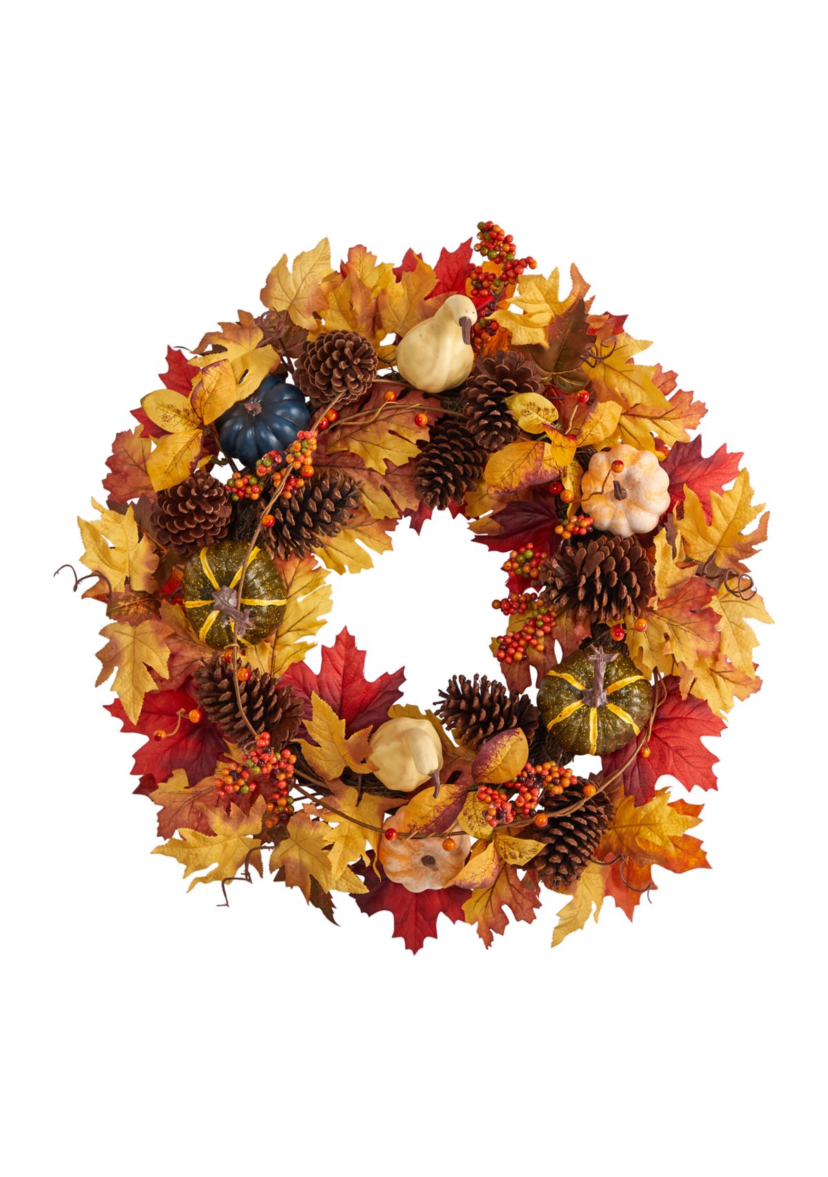 Autumn Faux Wreath