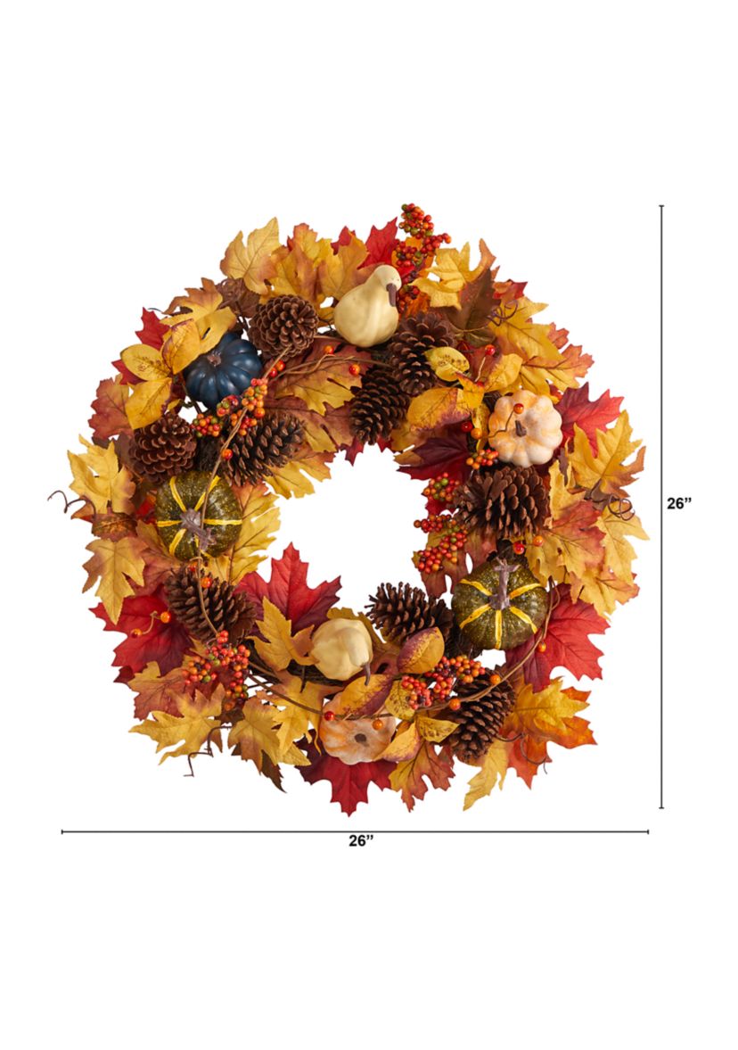 Autumn Faux Wreath