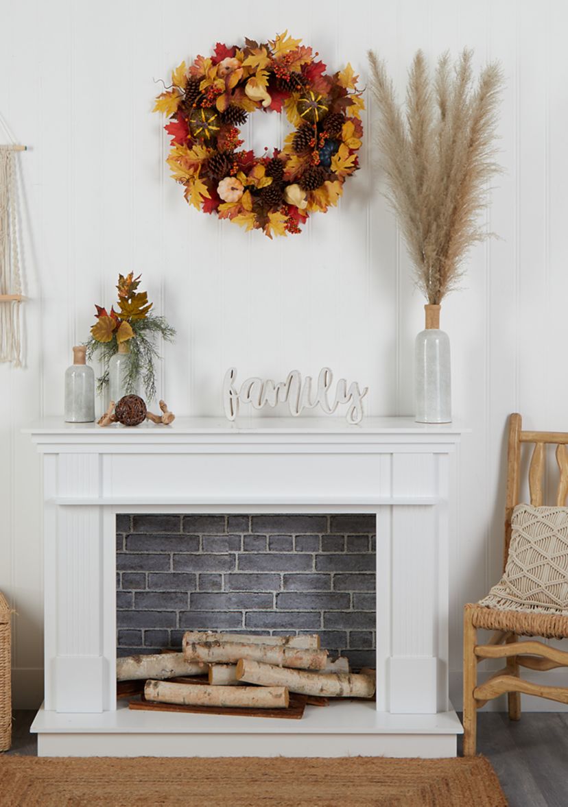 Autumn Faux Wreath