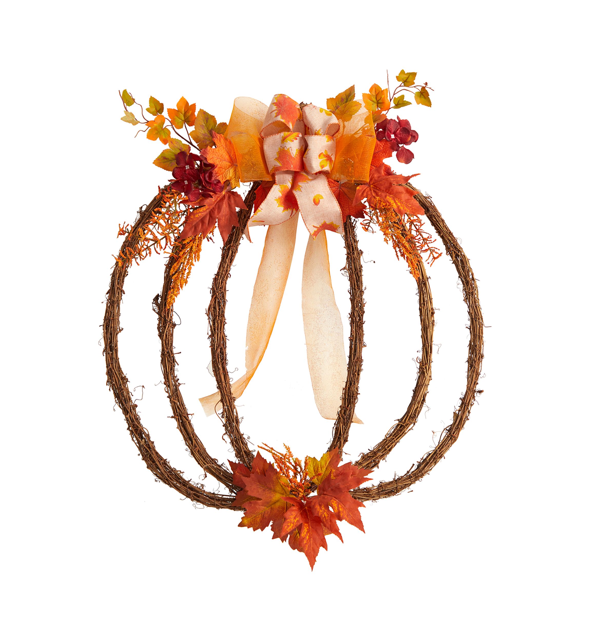Autumn Faux Wreath