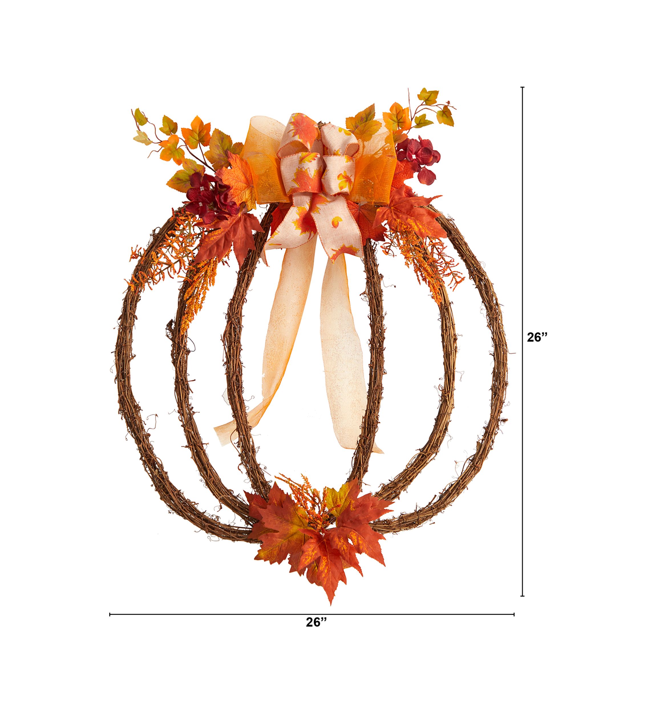 Autumn Faux Wreath