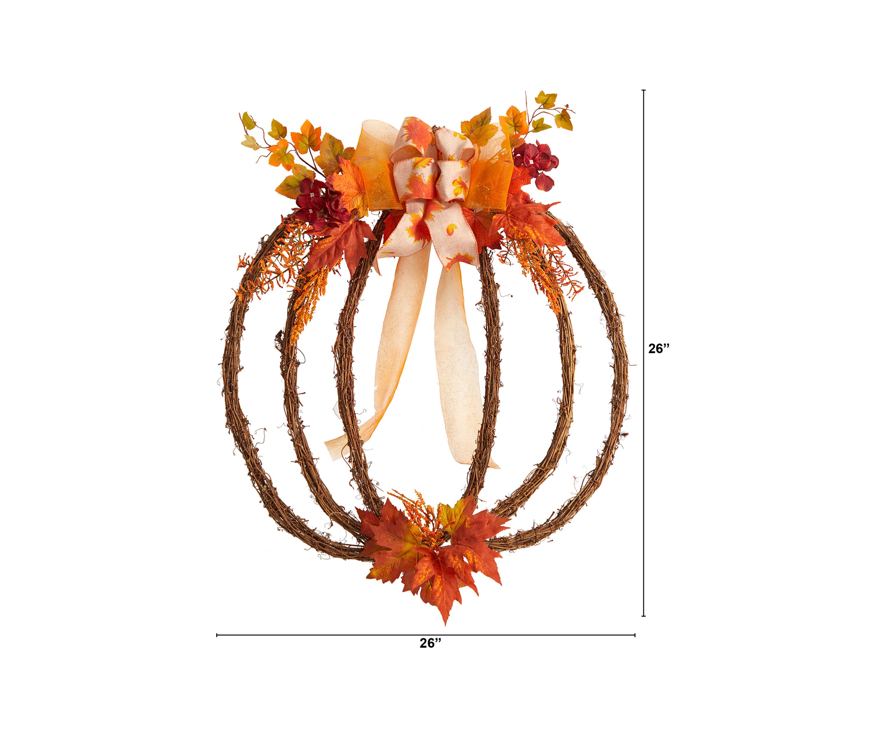 Autumn Faux Wreath