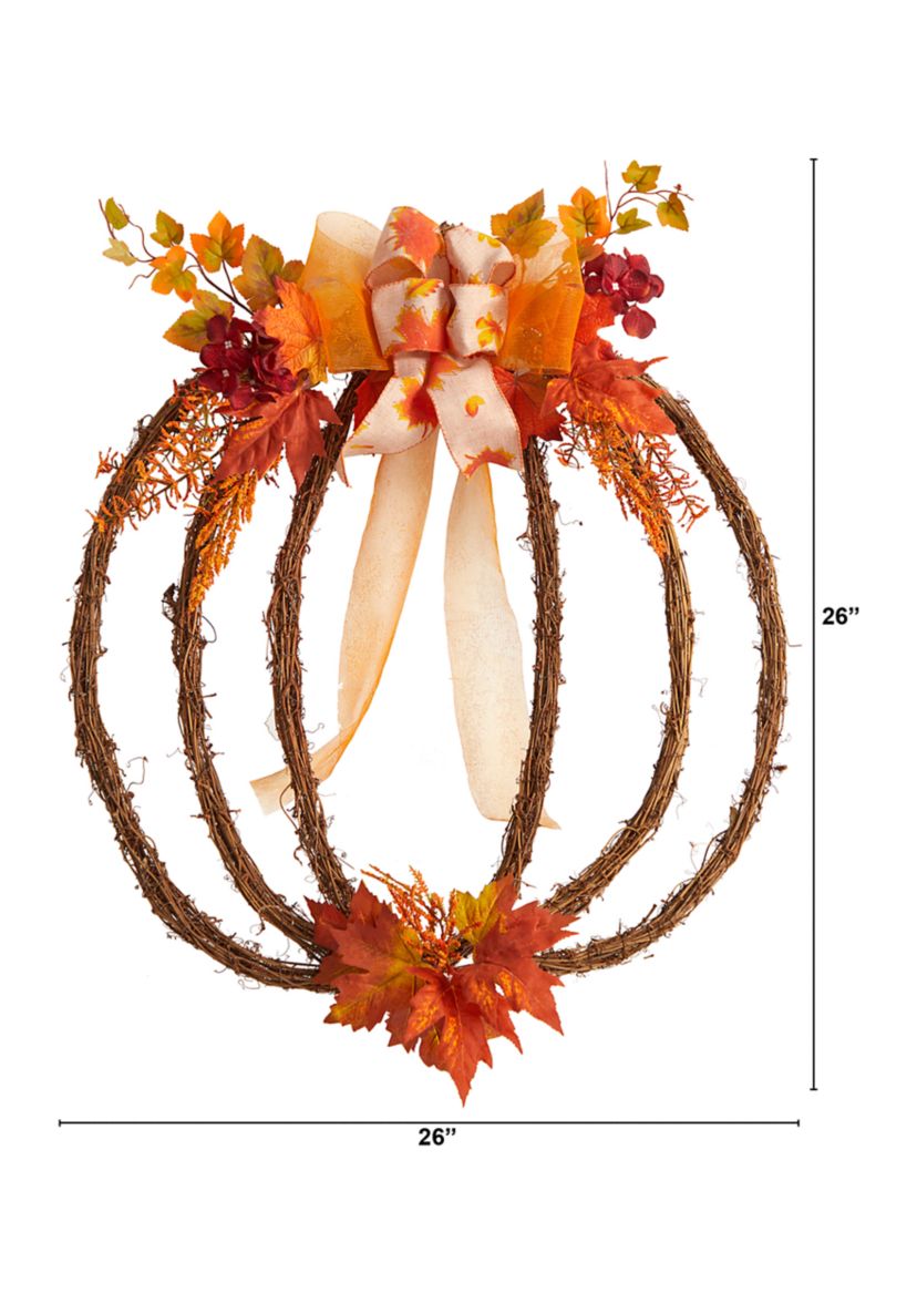 Autumn Faux Wreath