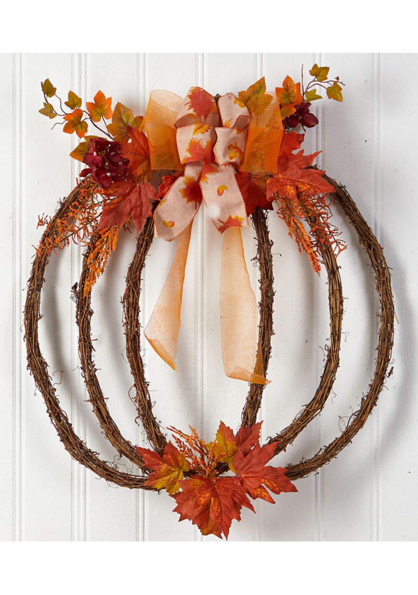 Autumn Faux Wreath