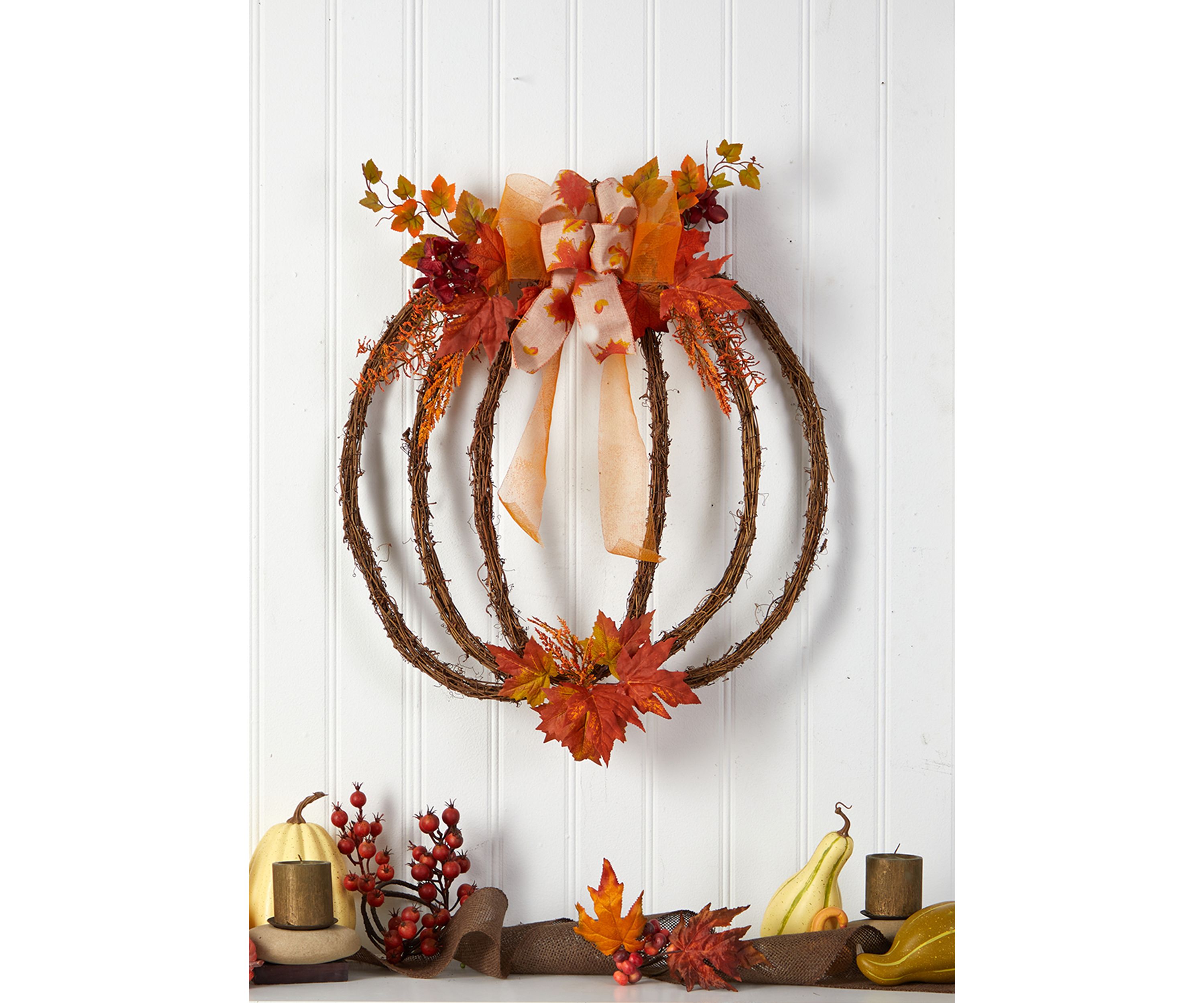 Autumn Faux Wreath