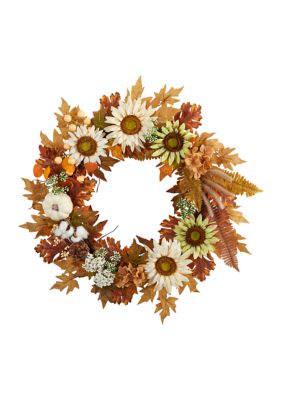 Autumn Faux Wreath