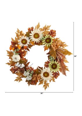 Autumn Faux Wreath