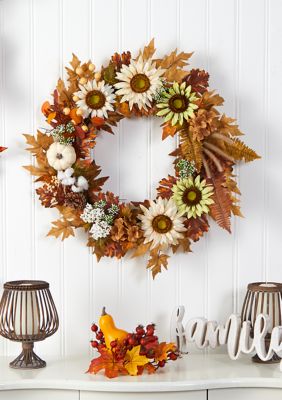 Autumn Faux Wreath