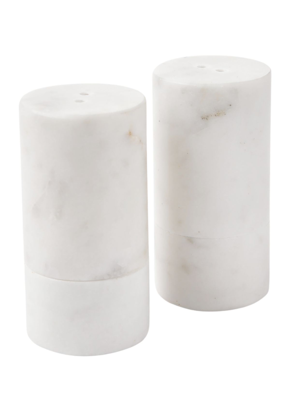 White Marble Salt & Pepper Set