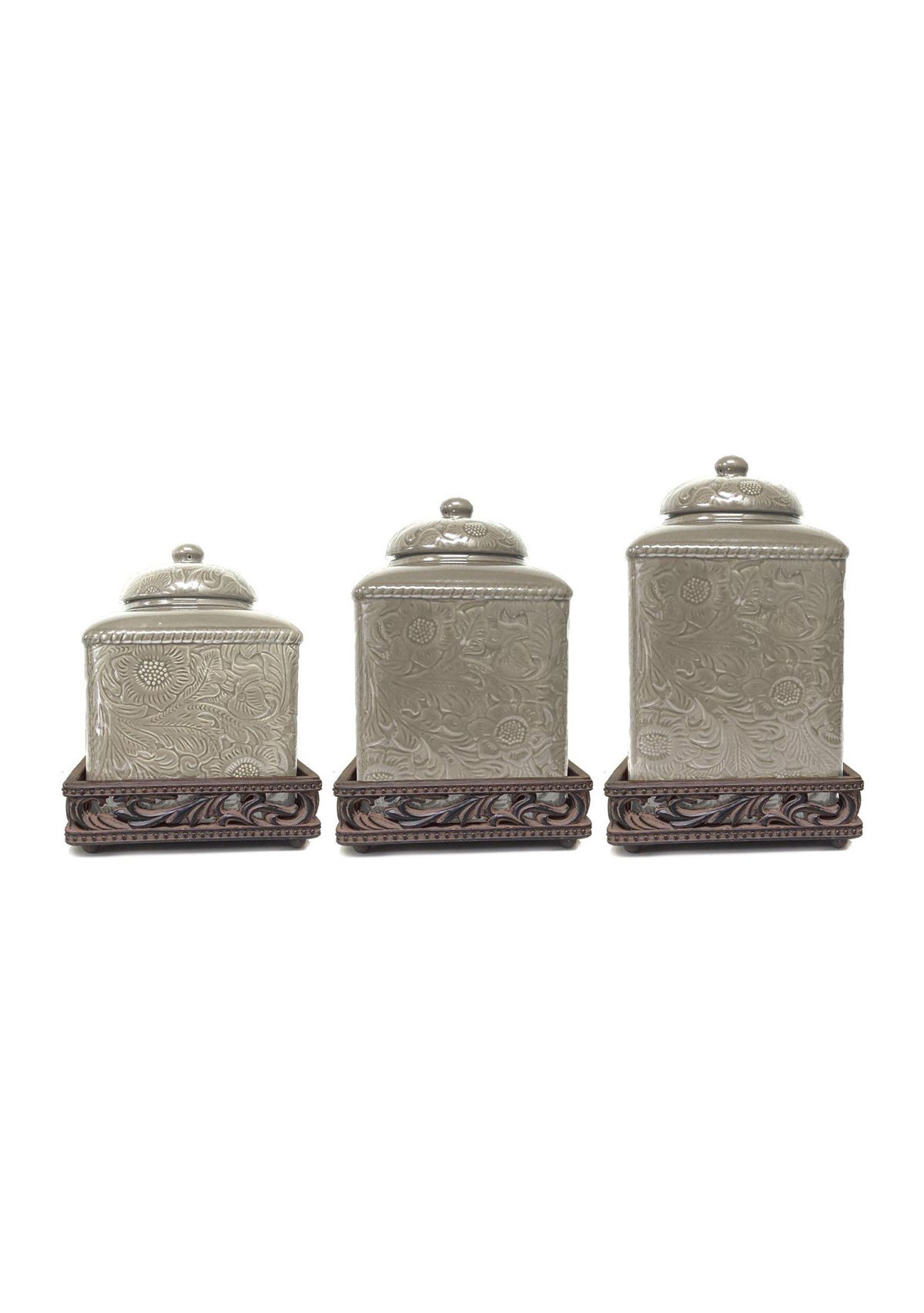 Savannah Canister & Base Set