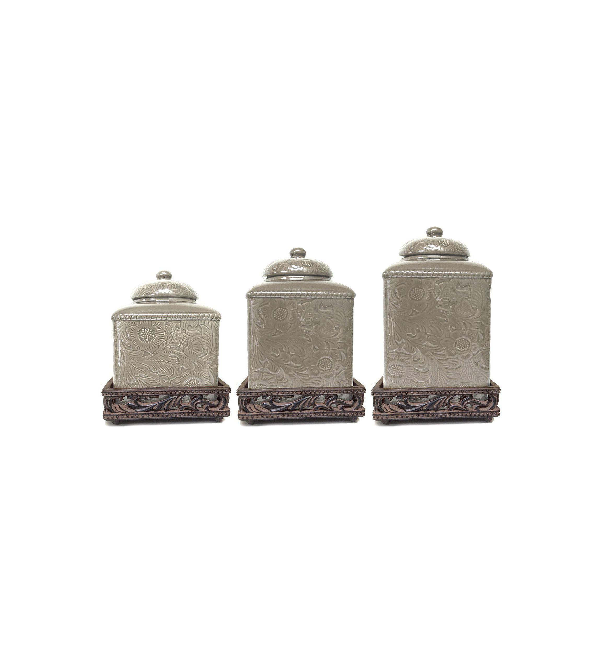 Savannah Canister & Base Set