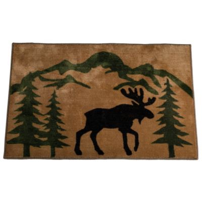 Moose Print Rug