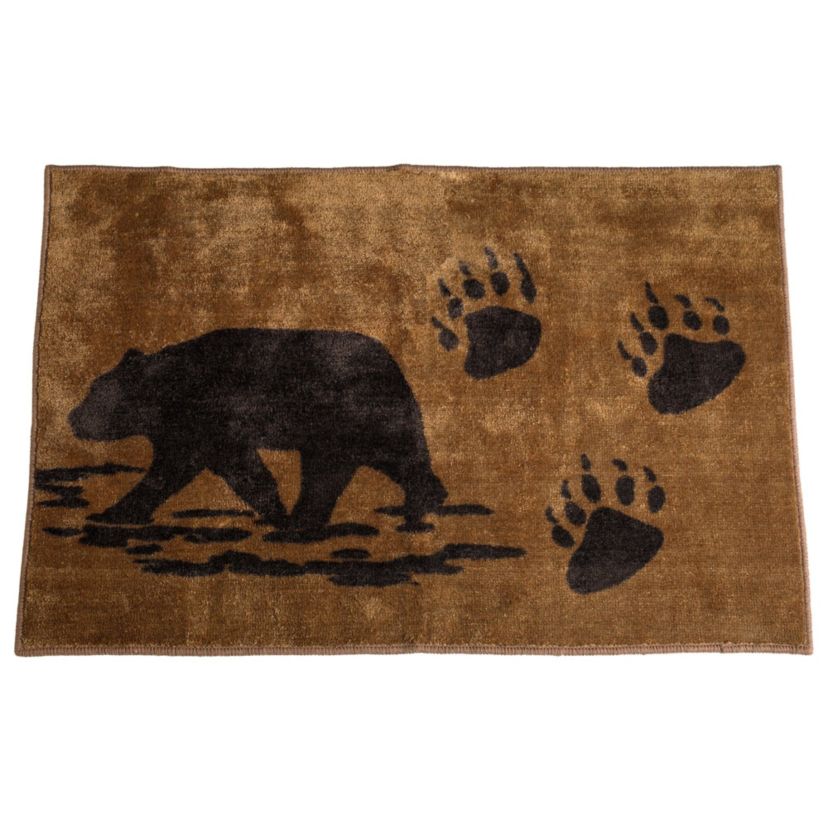 Bear Tracks Print Rug