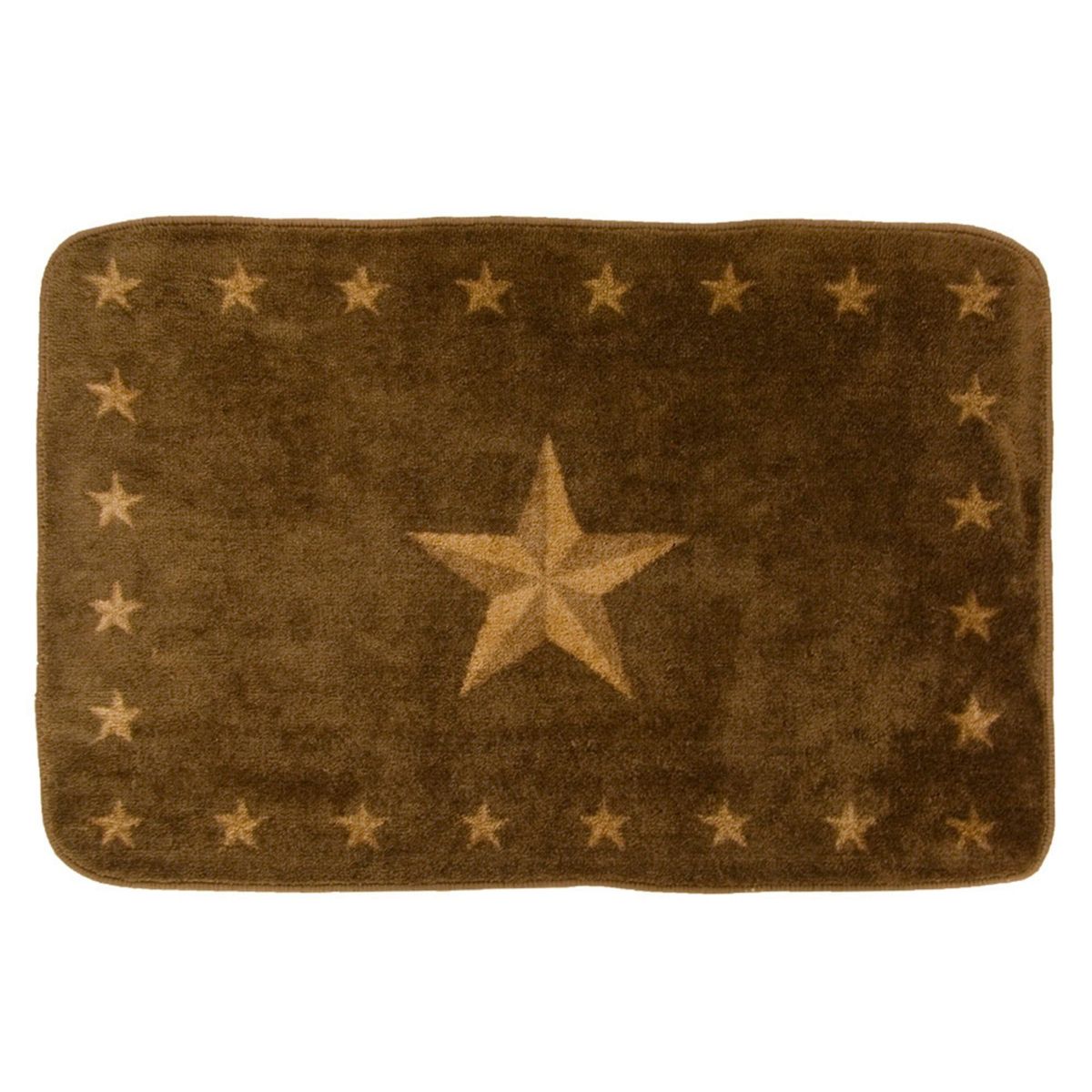 Luxury Star Dark Chocolate Rug