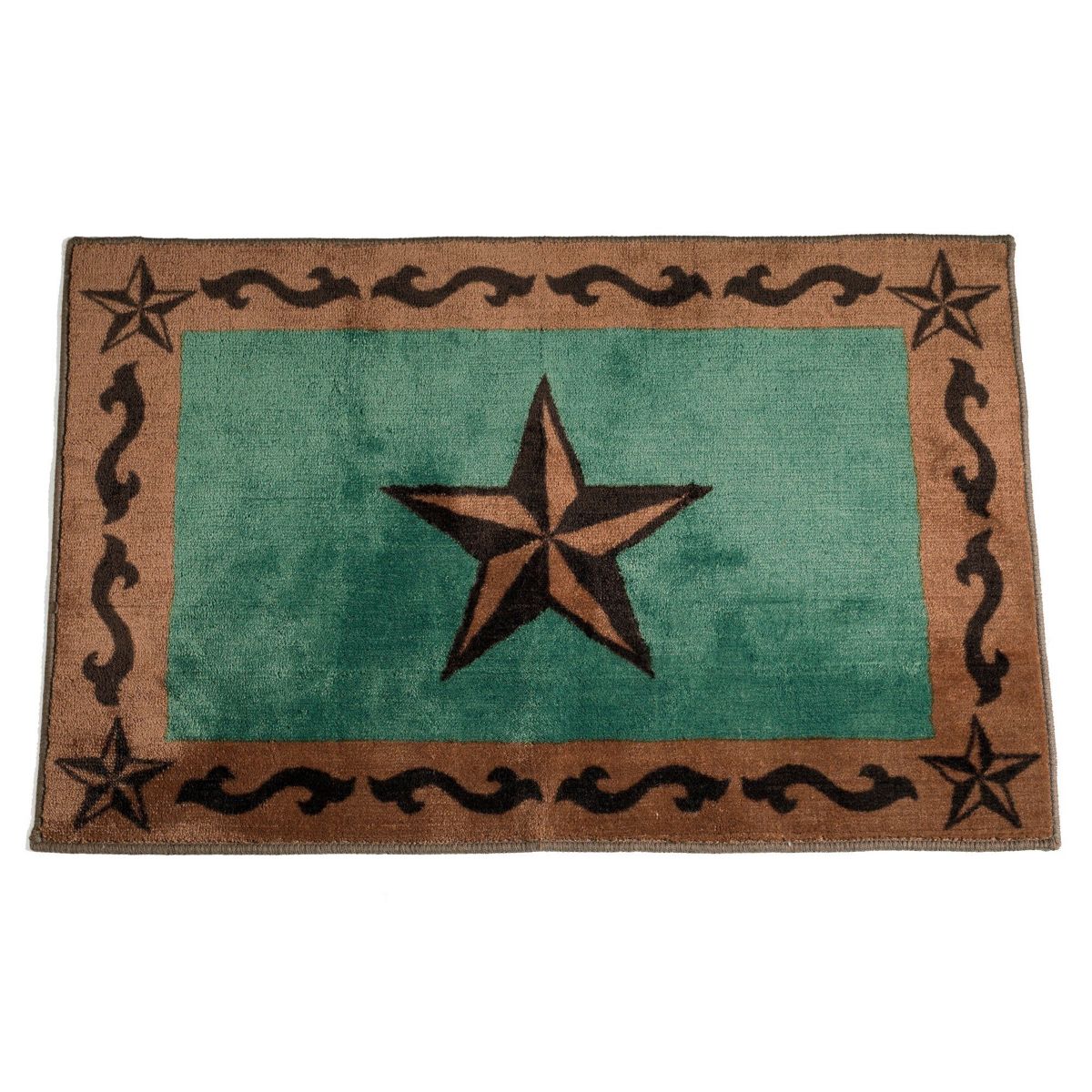 Star Scroll Motif Rug