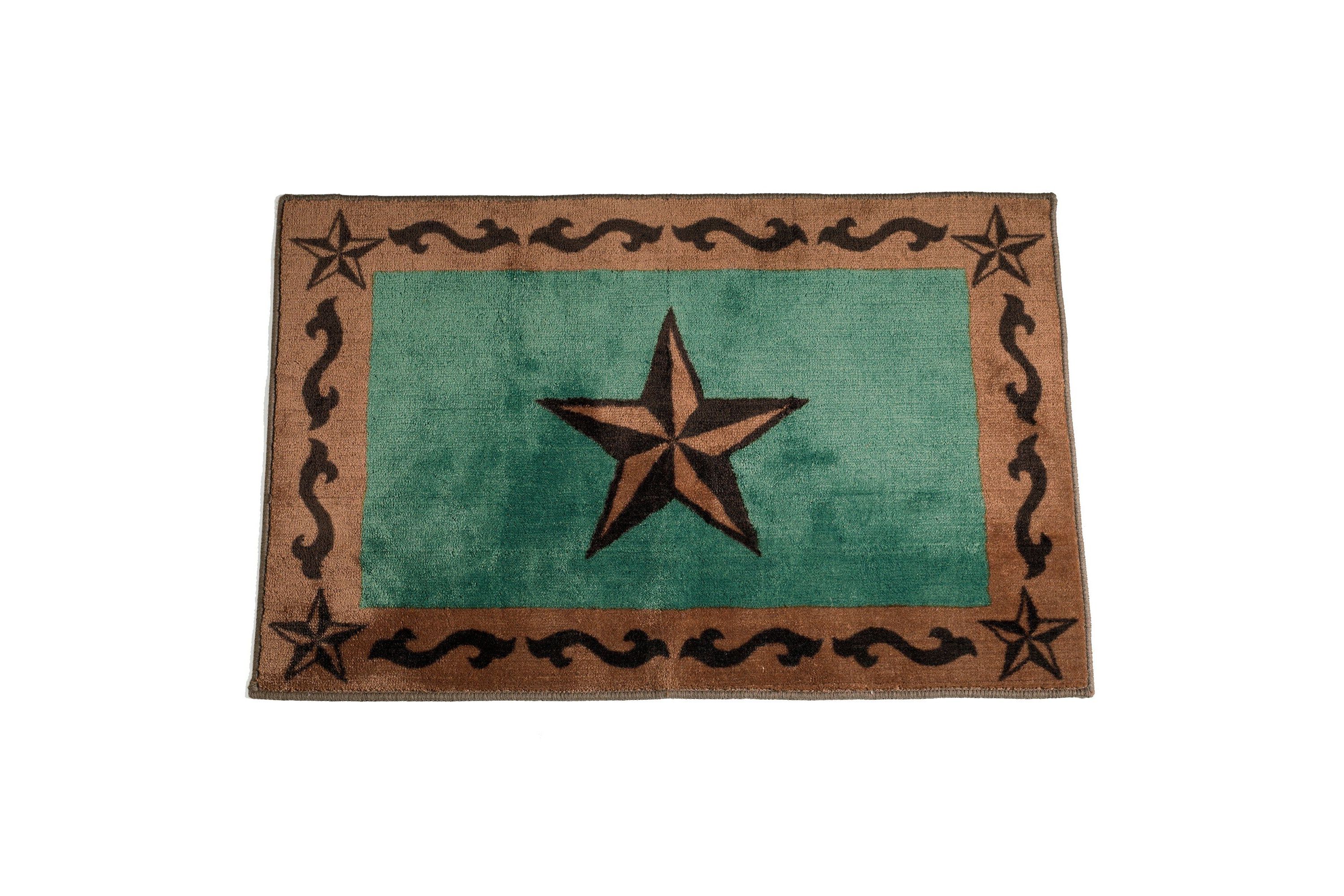 Star Scroll Motif Rug