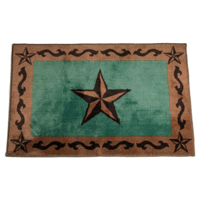 Star Scroll Motif Rug