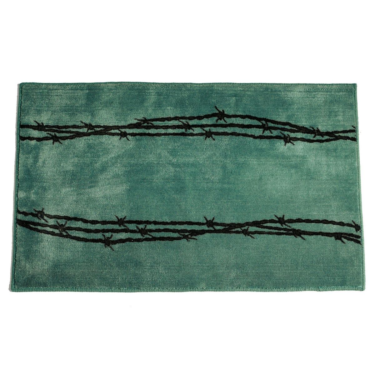 Barbwire Print Rug