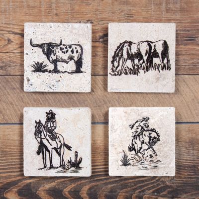 Paseo Road by HiEnd Accents Ranch Life Coaster Set | belk