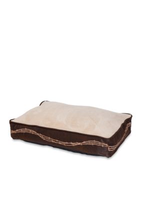 Barbwire Embroidered Dog Bed