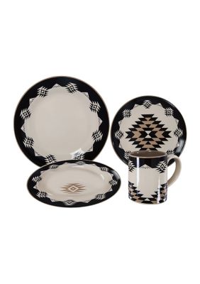 Chalet Aztec Ceramic Dinnerware Set