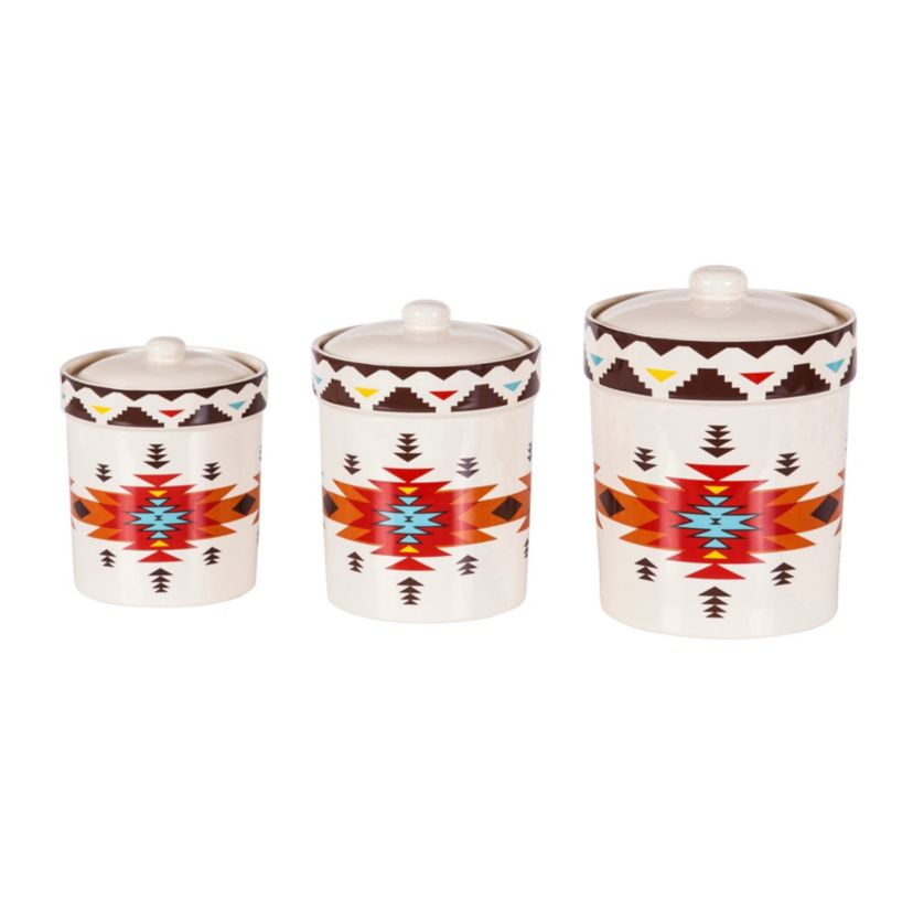 Del Sol Aztec Canister Set