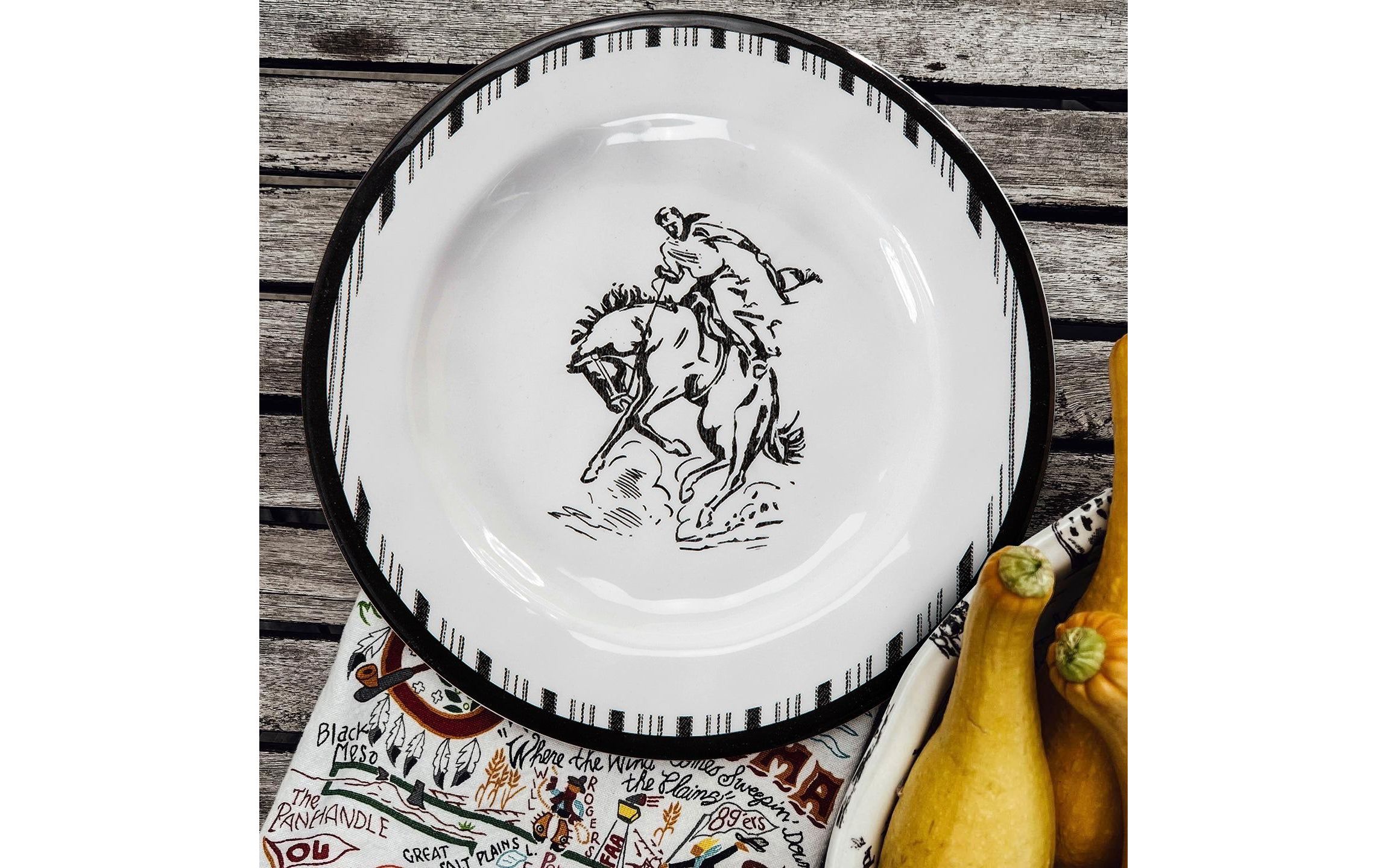 Ranch Life Melamine Dinner Plate