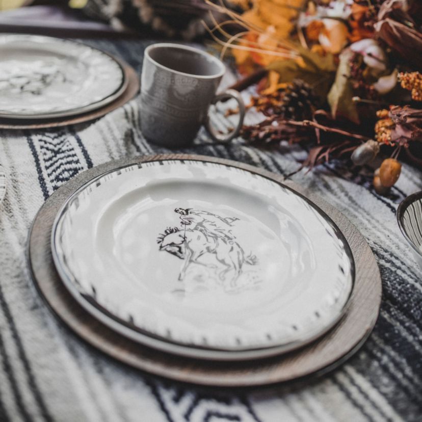 Ranch Life Melamine Dinner Plate